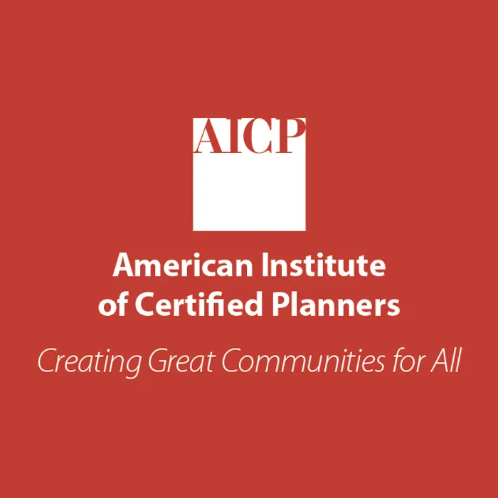 American Institute of Certified Planners logo.