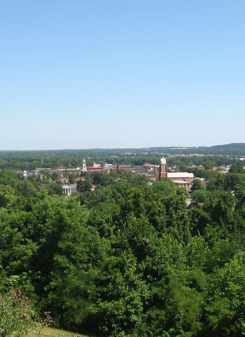 Chillicothe over trees.