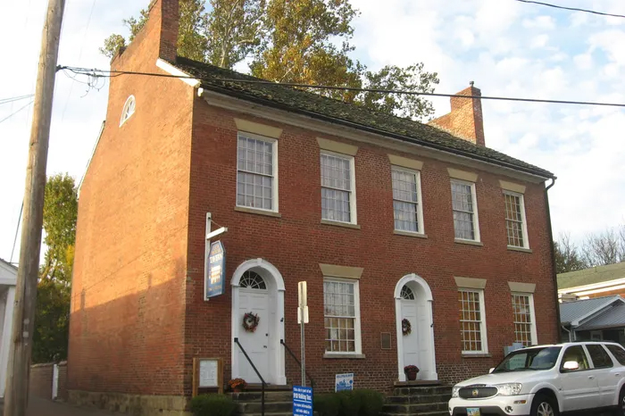 Old brick home in Gallipolis, Ohio.